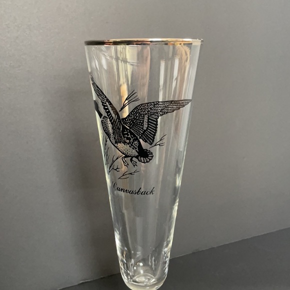 Canvasback Duck Pilsner Beer Glass Home Decor Barware - Picture 3 of 4